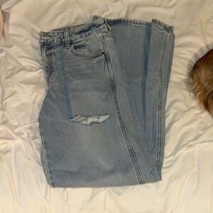 PACSUN Blue Distressed Jeans